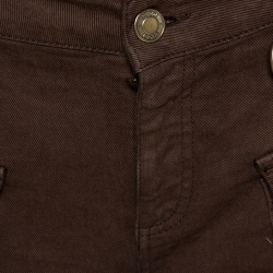 Pre Owned Gucci Brown Denim Metal Detail Boot Cut Jeans M