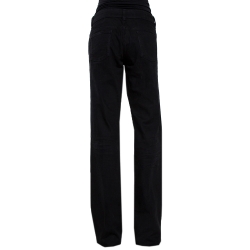 Pre Owned Gucci Black Denim Gold Chain Detail 70's Jeans L