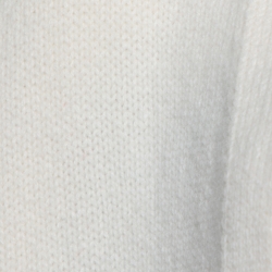 Pre Owned Gucci Cream Knit Wool Flying Pig Detail Cape M