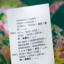 Pre Owned Gucci Green Floral Printed Silk Pleated Maxi Dress S