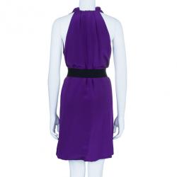 Pre Owned فستان غوتشي حزام عنق و ديرابيه M