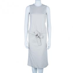 Gucci Wool Low Waist Belted Dress S