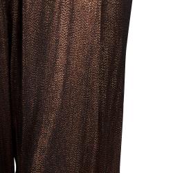 Pre Owned Gucci Bronze Trousers S/M