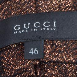 Pre Owned Gucci Bronze Trousers S/M
