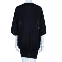 Pre Owned Gucci Black Cashmere Sweater Dress M