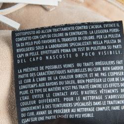 مملوكة مسبقًا Gucci Beige Fringed Suede Jacket S