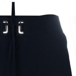 Pre Owned Gucci Black Tapered Drawstring Trousers S