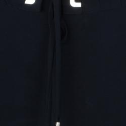 Pre Owned Gucci Black Tapered Drawstring Trousers S