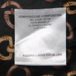 Pre Owned Gucci Black Cotton Pocket Detail Zip Front Jacket S