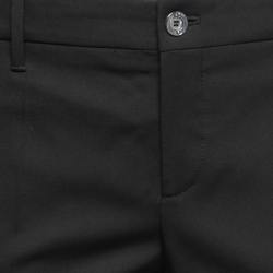 Pre Owned Gucci Black Wool Flared Trousers M