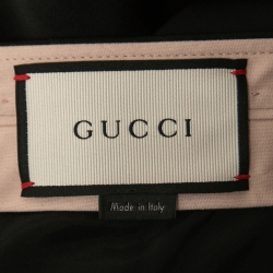 Pre Owned Gucci Black Wool Flared Trousers M