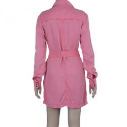 مملوكة مسبقًا Gucci Belted Shirt Dress S