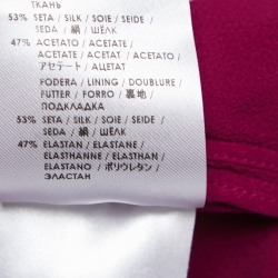 مملوكة مسبقًا Gucci Purple Silk Belted Shirt Dress M