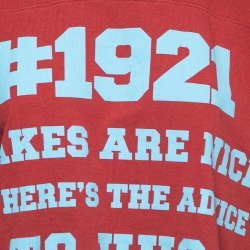 Pre Owned Gucci Red Cotton 1921 Print T-Shirt S