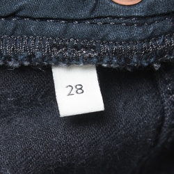 Gucci Black Stretch Denim High Waist Skinny Jeans M Waist 28"