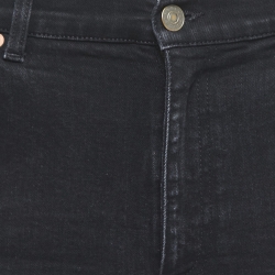 Gucci Black Stretch Denim High Waist Skinny Jeans M Waist 28"