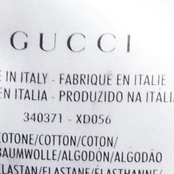 Pre Owned Gucci Dark Blue Denim Pocket Chain Detail Jeans S Waist 28"