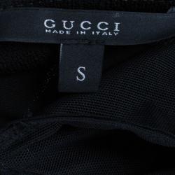 Gucci Black Strapless Cocktail Dress S