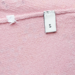 Pre Owned Gucci Pink & Gold GG Logo Crystal Wool Jumper S