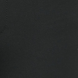 Gucci Black Cotton Blend Leather Trimmed Trousers S