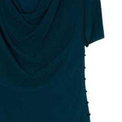 مملوكة مسبقًا فستان غوتشي أخضر مزخرف S