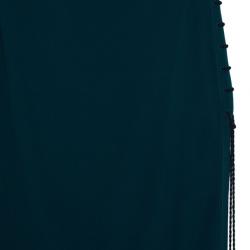 مملوكة مسبقًا فستان غوتشي أخضر مزخرف S