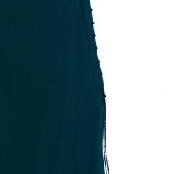 مملوكة مسبقًا فستان غوتشي أخضر مزخرف S