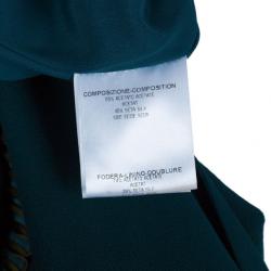 مملوكة مسبقًا فستان غوتشي أخضر مزخرف S