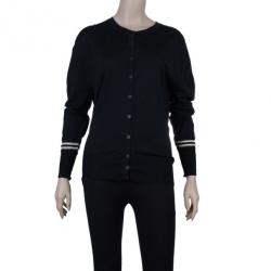 Pre Owned كارديجان غوتشي صوف أسود M