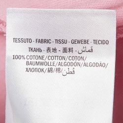 Pre Owned Gucci Pink Deer and Floral Print Cotton T-Shirt XS