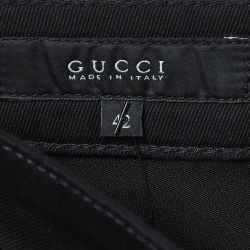 Gucci Black GG Studded Denim Jeans M Waist 31"