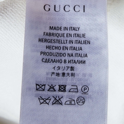 Pre Owned Gucci White Denim New Flare Jeans S/Waist 31"
