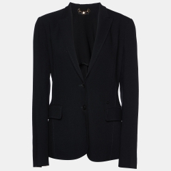 Gucci Black Wool Pant Suit M