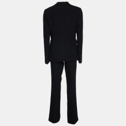 Gucci Black Wool Pant Suit M