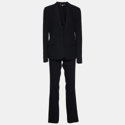 Gucci Black Wool Pant Suit M