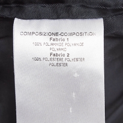 Pre Owned Gucci Black GG Web Pattern Synthetic Track Pants S