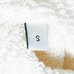 مملوكة مسبقًا Gucci Cream Gucci Lamb Patch Cotton Oversized Sweatshirt S