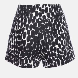 Gucci Monochrome Printed Cotton Shorts S