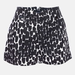 Gucci Monochrome Printed Cotton Shorts S