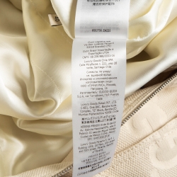 Gucci Beige GG Web Cotton Canvas Hooded Jacket S