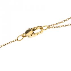 Gucci Icon Stardust Pink Sapphires 18k Rose Gold Pendant Necklace