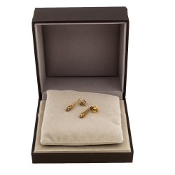 Gucci Diamantissima 18K Rose Gold Drop Earrings