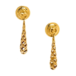 Gucci Diamantissima 18K Rose Gold Drop Earrings