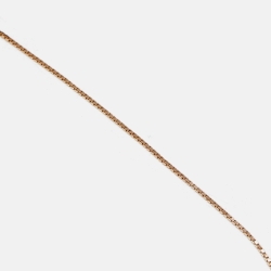 Gucci Link to Love 18K Rose Gold Lariat Necklace