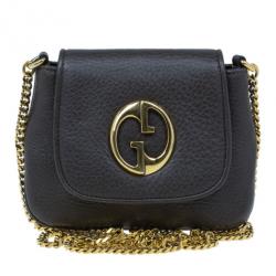 Pre Owned Gucci Dark Green Soho Crossbody