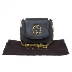 Pre Owned Gucci Dark Green Soho Crossbody