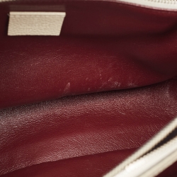 Gucci Off White Leather Medium Zumi Tote