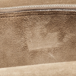 مملوكة مسبقًا Gucci Beige GG Supreme Canvas and Suede Medium Bee Embroidered Dionysus Shoulder Bag