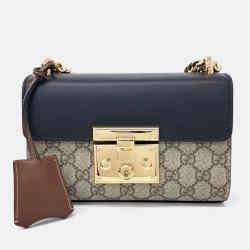 Pre Owned Gucci Supreme Shoulder Bag