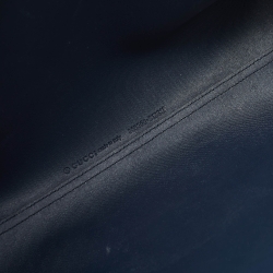 Pre Owned Gucci Navy Blue/Beige GG Supreme Canvas Blooms Reversible Tote